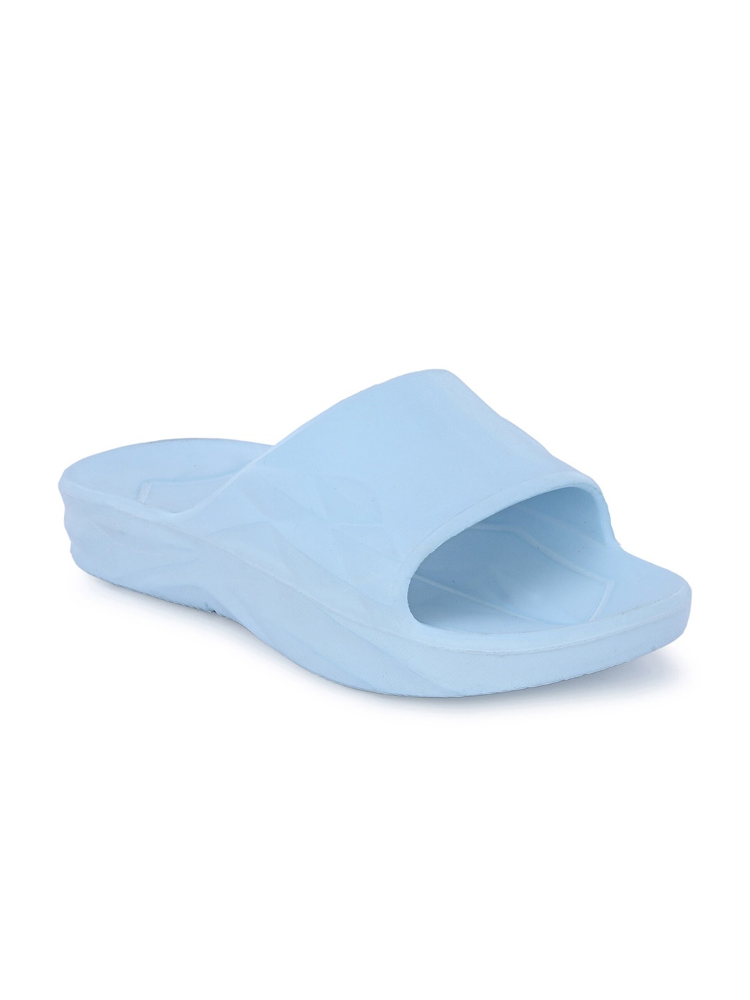 

The Roadster Lifestyle Co. Women Textured Sliders, Blue