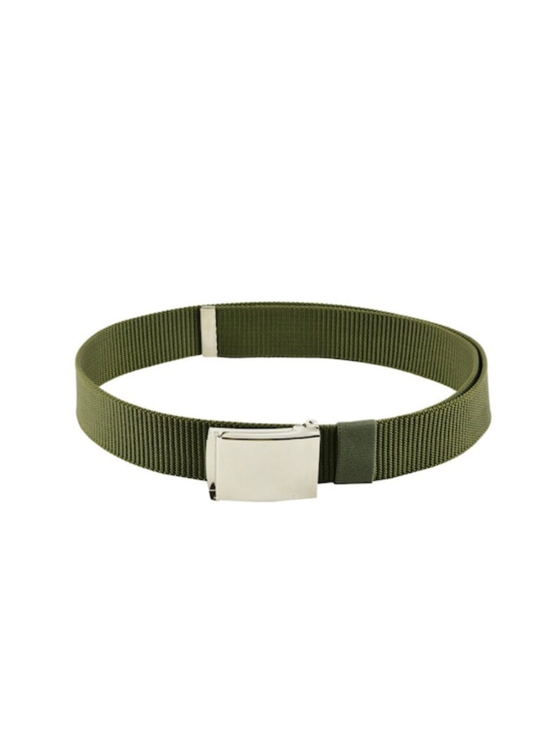 

Kastner Men Woven Design Slim Formal Belt, Green