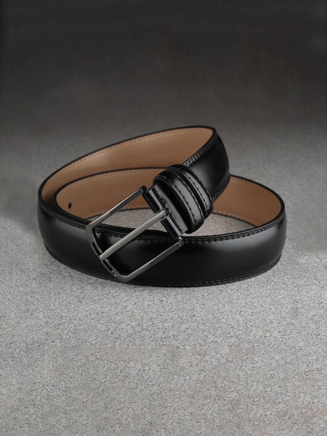 

Kastner Men Synthatic Leather Slim Formal Belt, Black