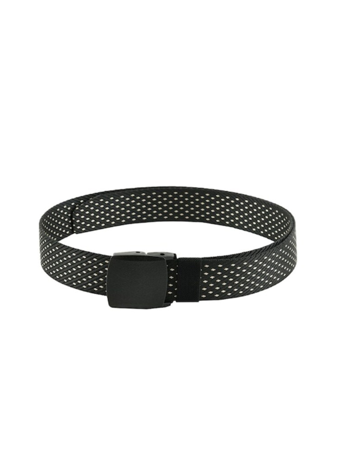 

Kastner Men Woven Design Slim Formal Belt, Black