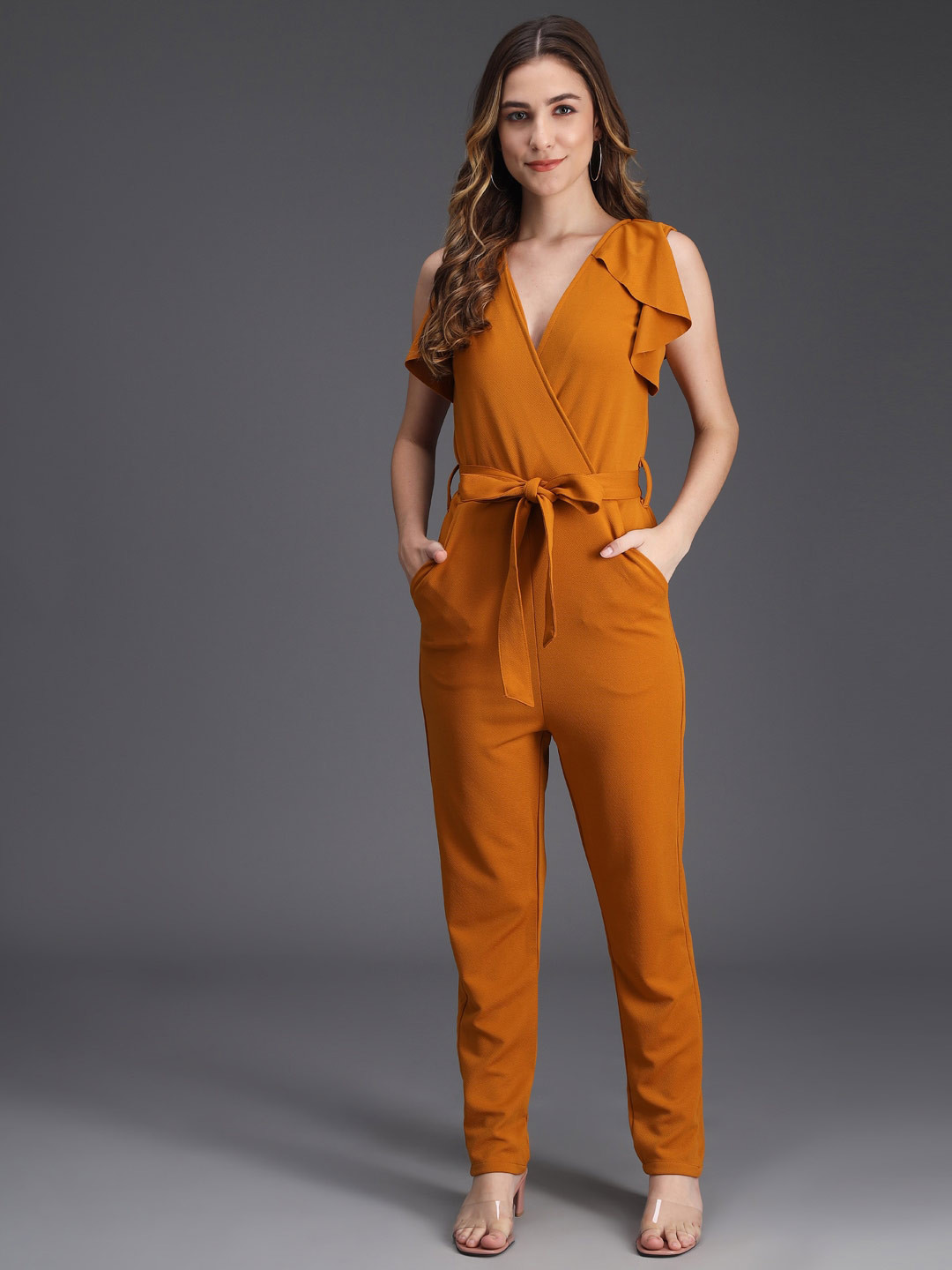 

BAESD Women Mustard Comfort Opaque Casual Shirt
