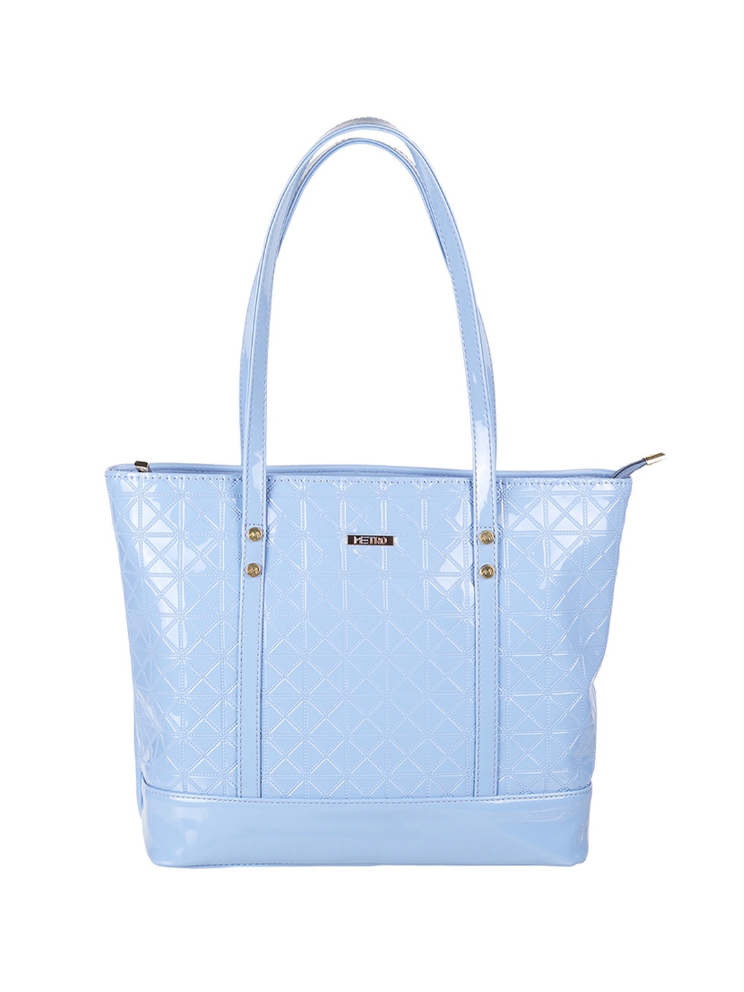 

Metro Structured Shoulder Bag, Blue