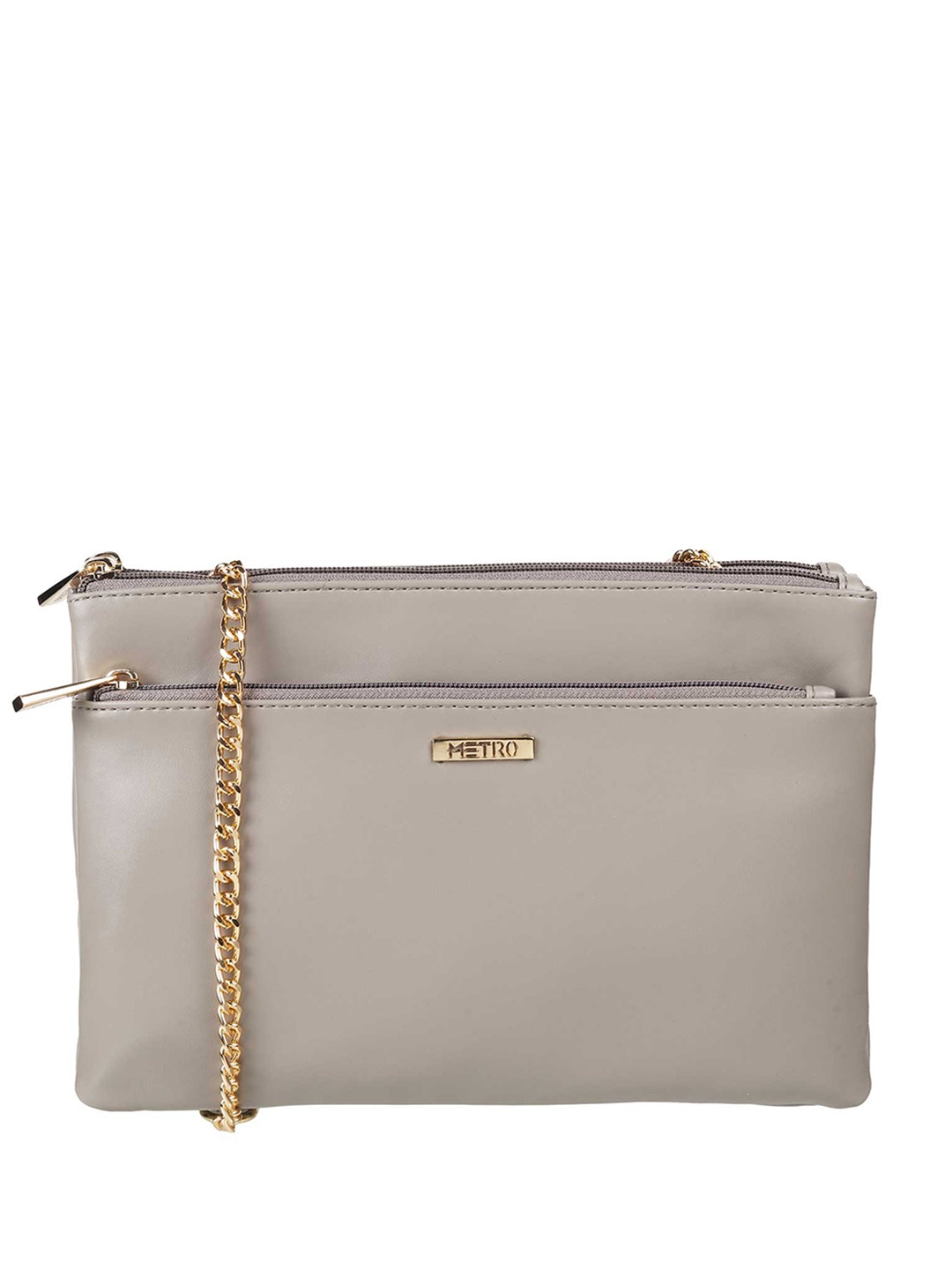 

Metro Structured Sling Bag, Grey