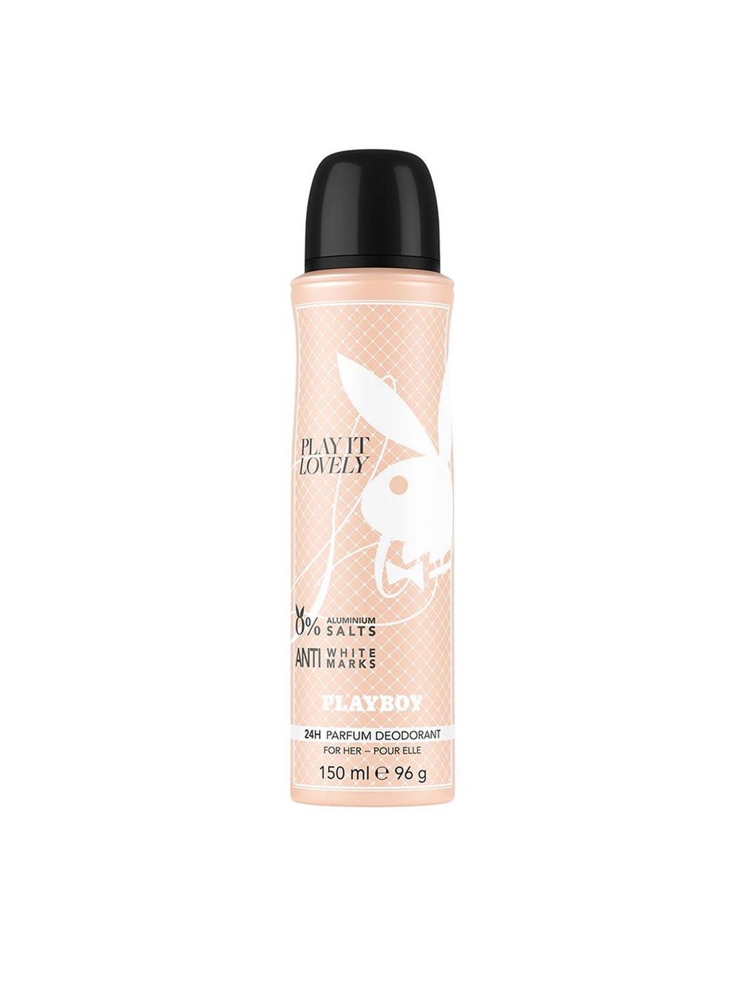 

Playboy Women Play It Lovely Deodorant 150 ml, Nude