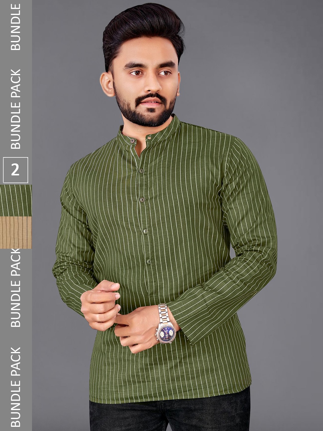 

ADWYN PETER Men Multicoloured Thread Work Floral Kurta, Multi