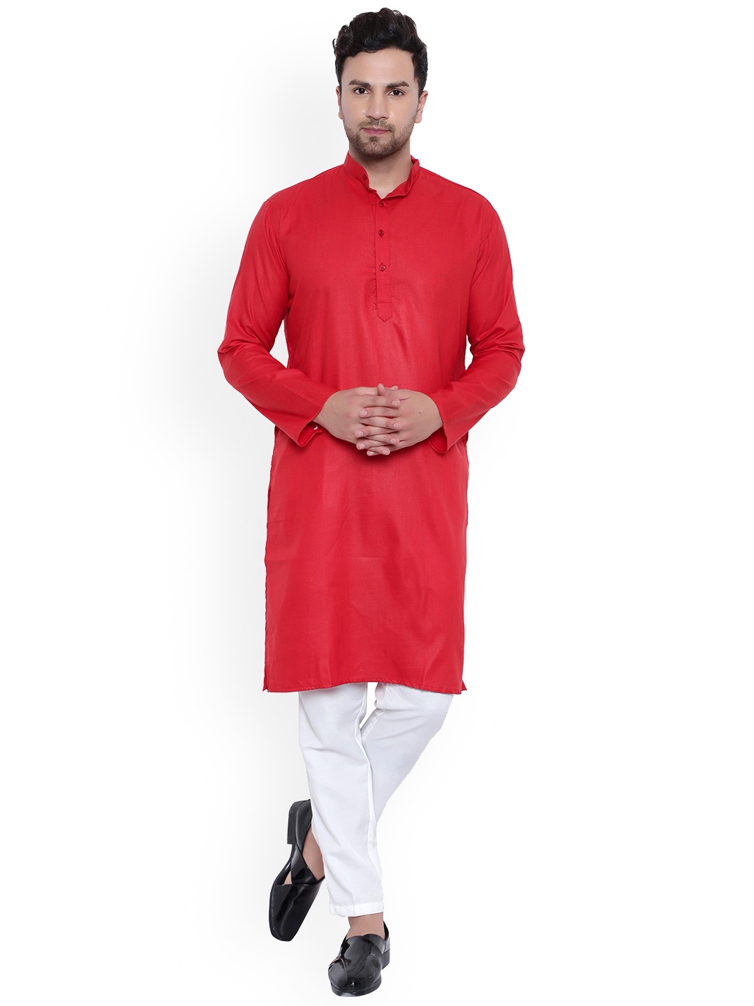 

ONNIX Regular Kurta With Pyjamas, Red
