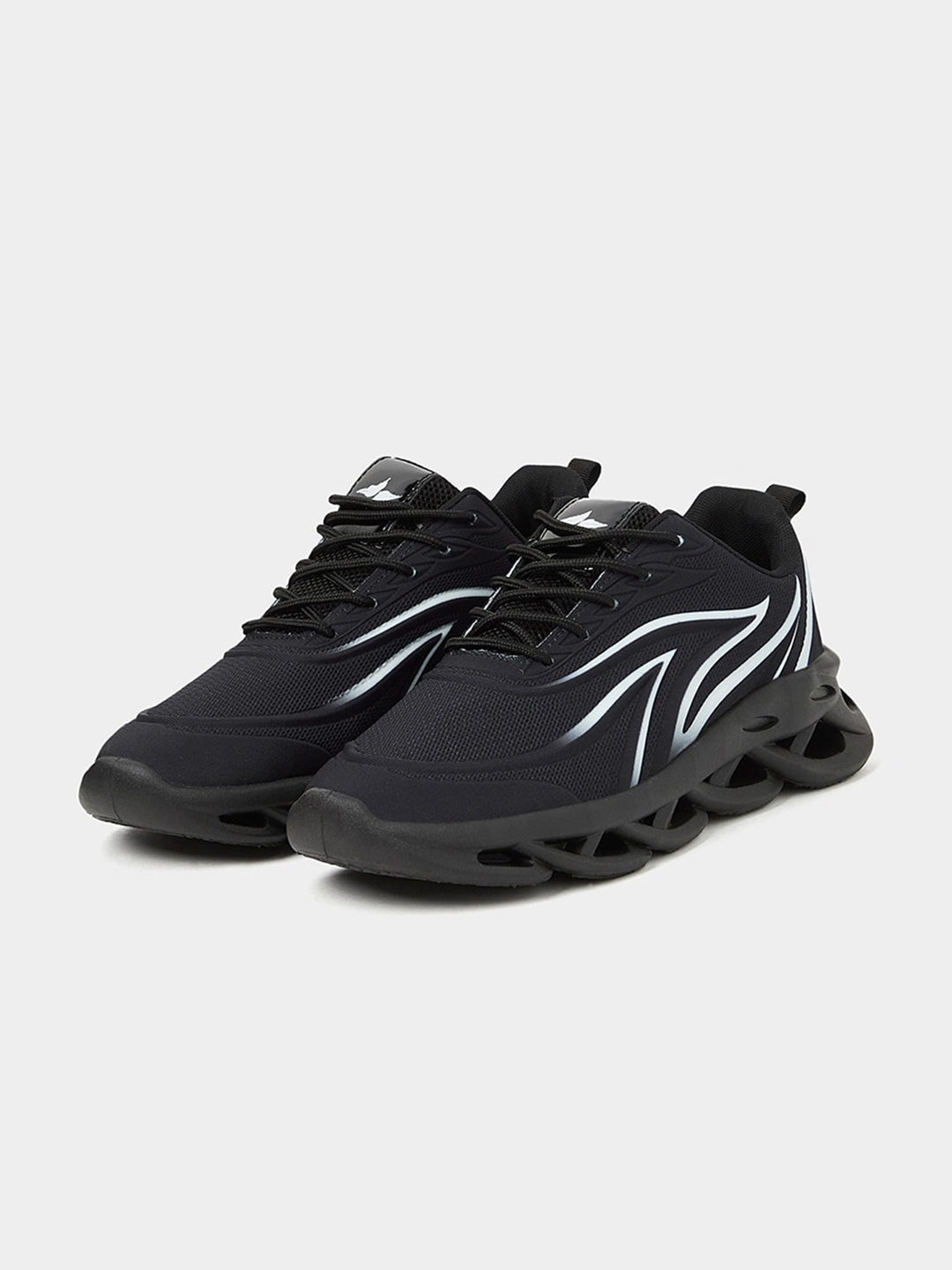 

Styli Men Printed Basics Sneakers, Black