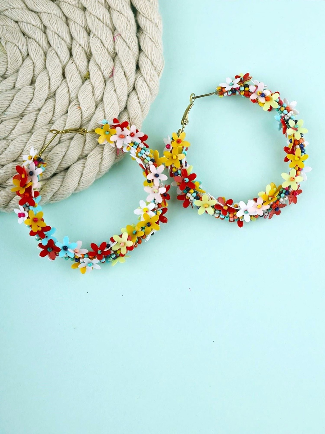 

Crunchy Fashion Hoop Earrings, Gold