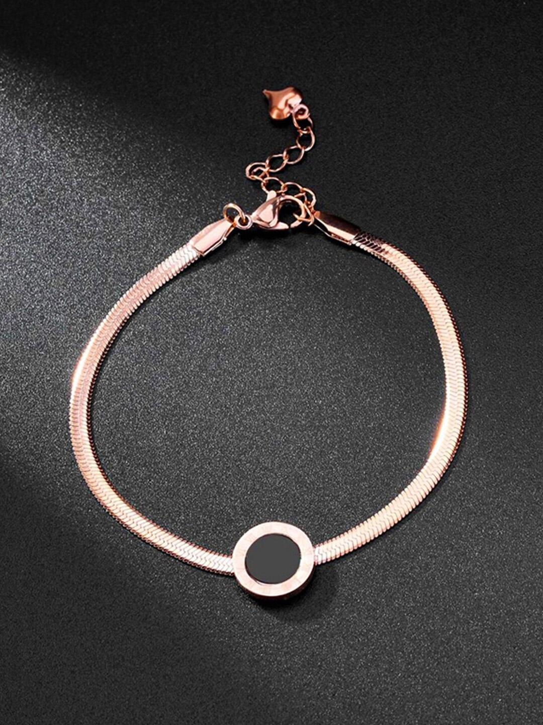 

Jewels Galaxy Rose Gold-Plated Link Bracelet