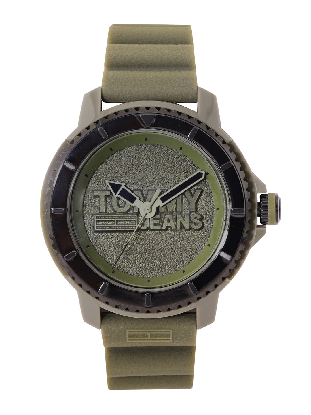 

Tommy Hilfiger Men Textured Analogue Watch TH1792002W, Olive