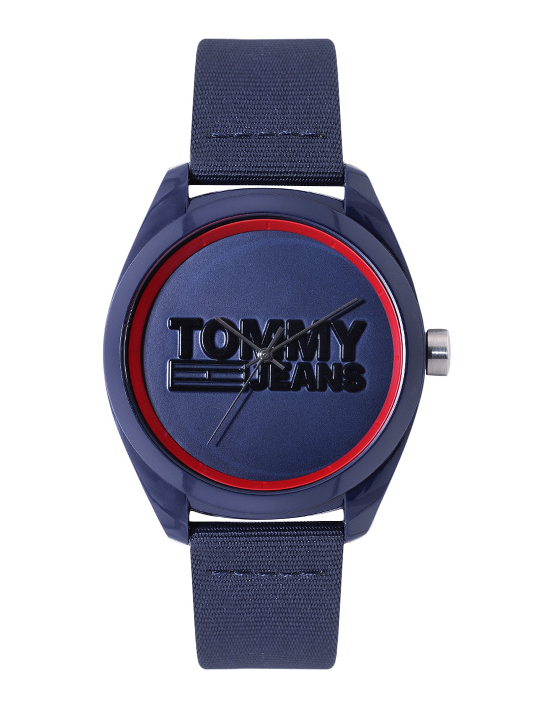 

Tommy Hilfiger Men Leather Analogue Watch TH1792041W, Blue