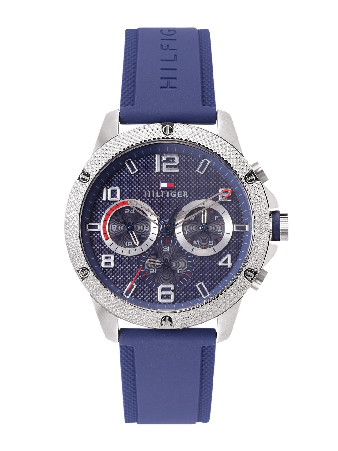 

Tommy Hilfiger Men Textured Analogue Watch TH1792027W, Blue