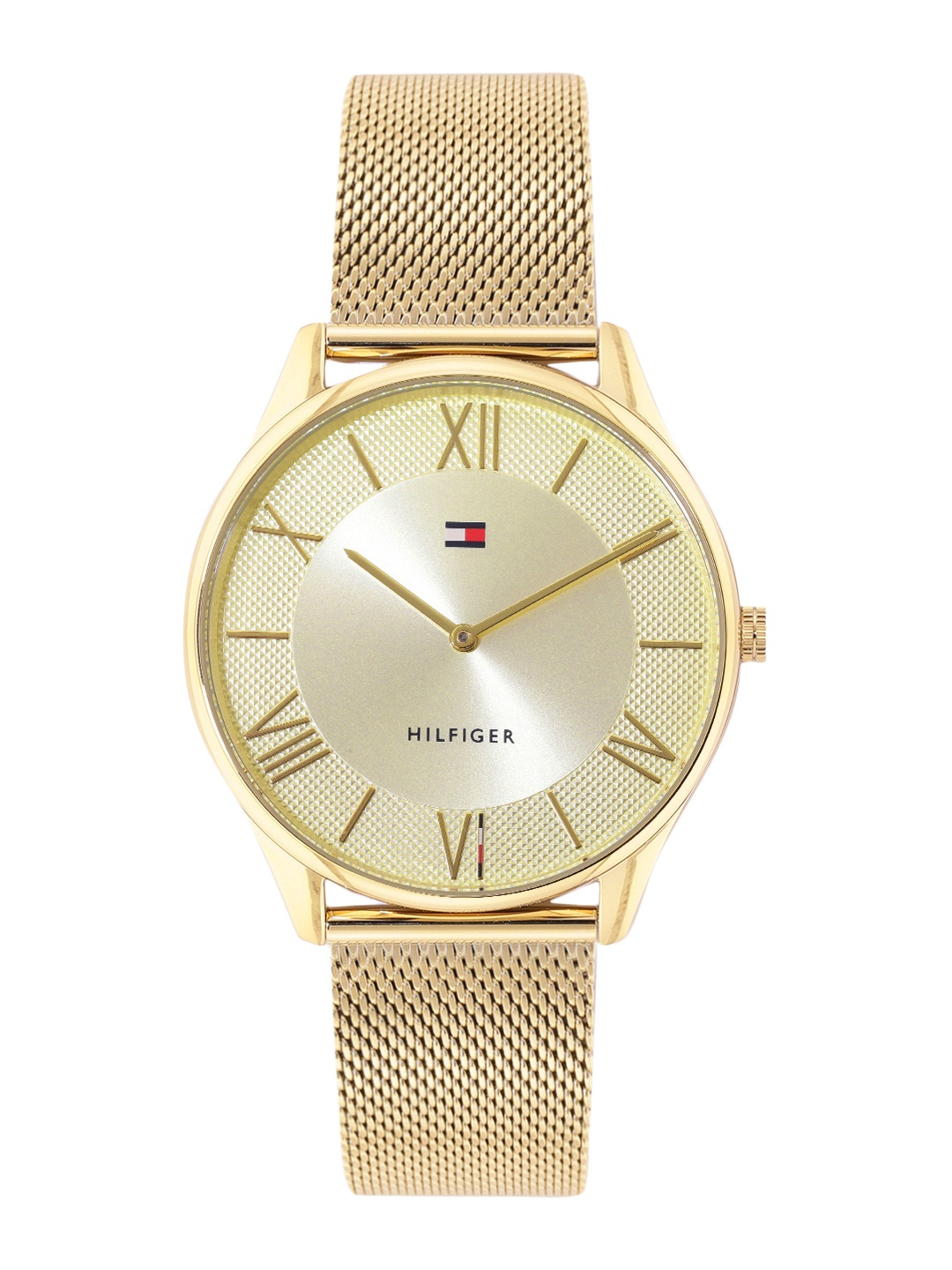 

Tommy Hilfiger Men Stainless Steel Textured Analogue Watch TH1710515W, Gold