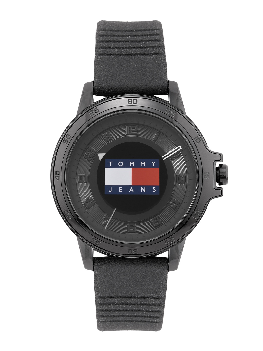 

Tommy Hilfiger Men Brand Logo Print Dial Analogue Watch, Black
