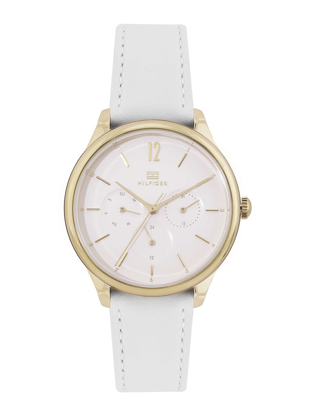 

Tommy Hilfiger Women Solid Leather Analogue Watch TH1782454W, White