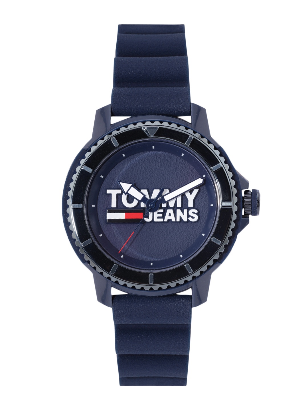 

Tommy Hilfiger Men Brand Logo Analogue Watch TH1792000W, Blue