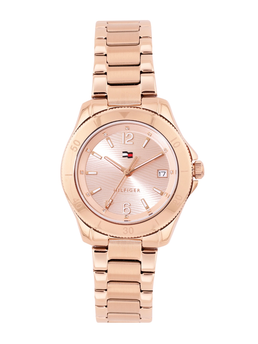 

Tommy Hilfiger Women Patterened Analogue Watch, Gold