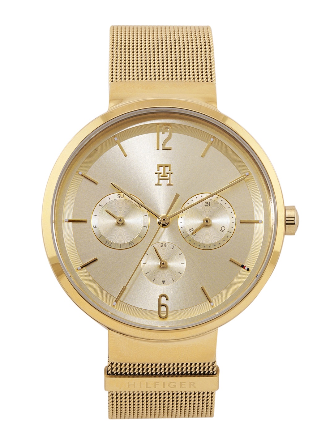 

Tommy Hilfiger Women Stainless Steel Textured Analogue Watch TH1782539W, Gold