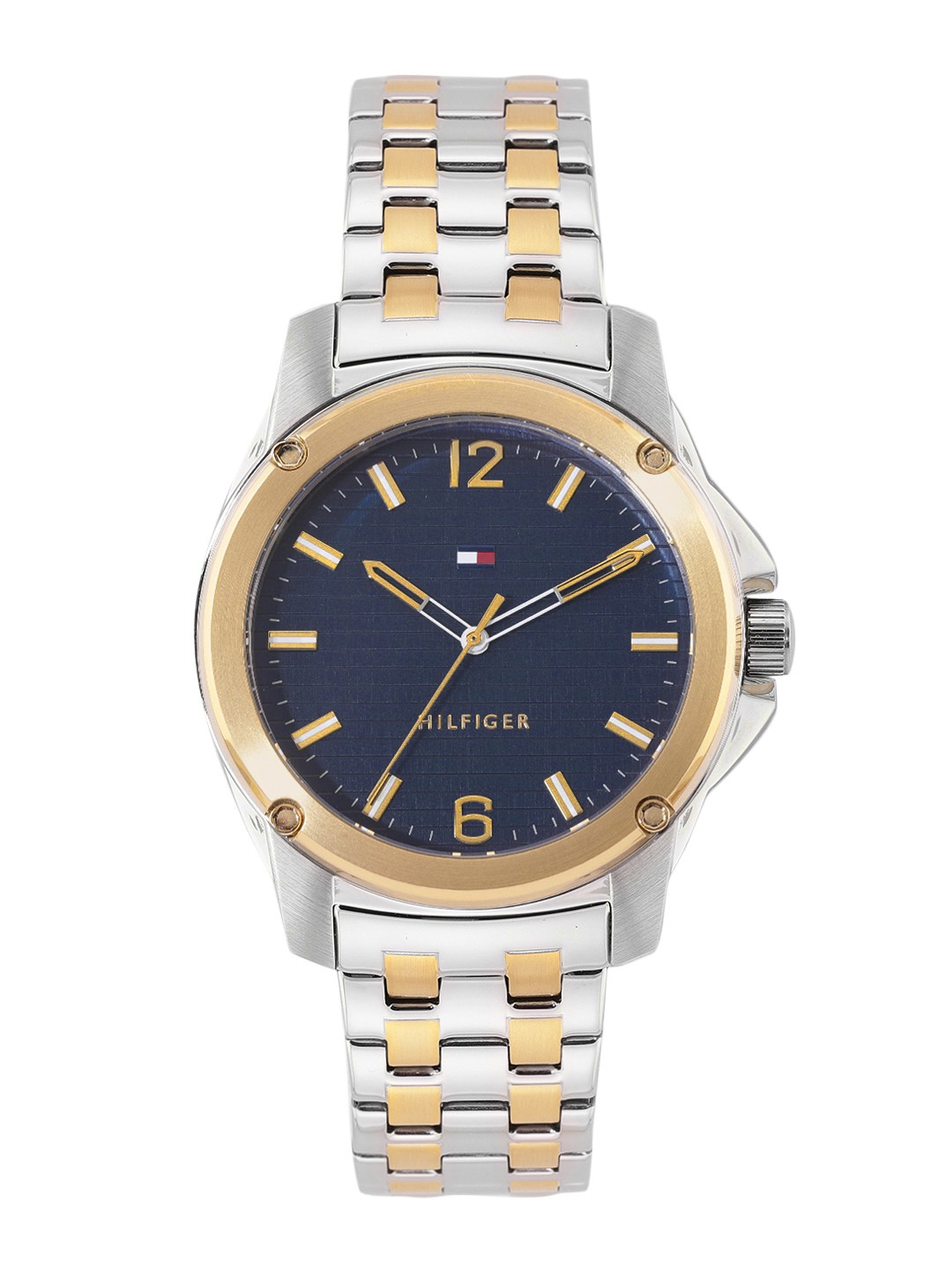 

Tommy Hilfiger Men Patterened Analogue Watch, Blue