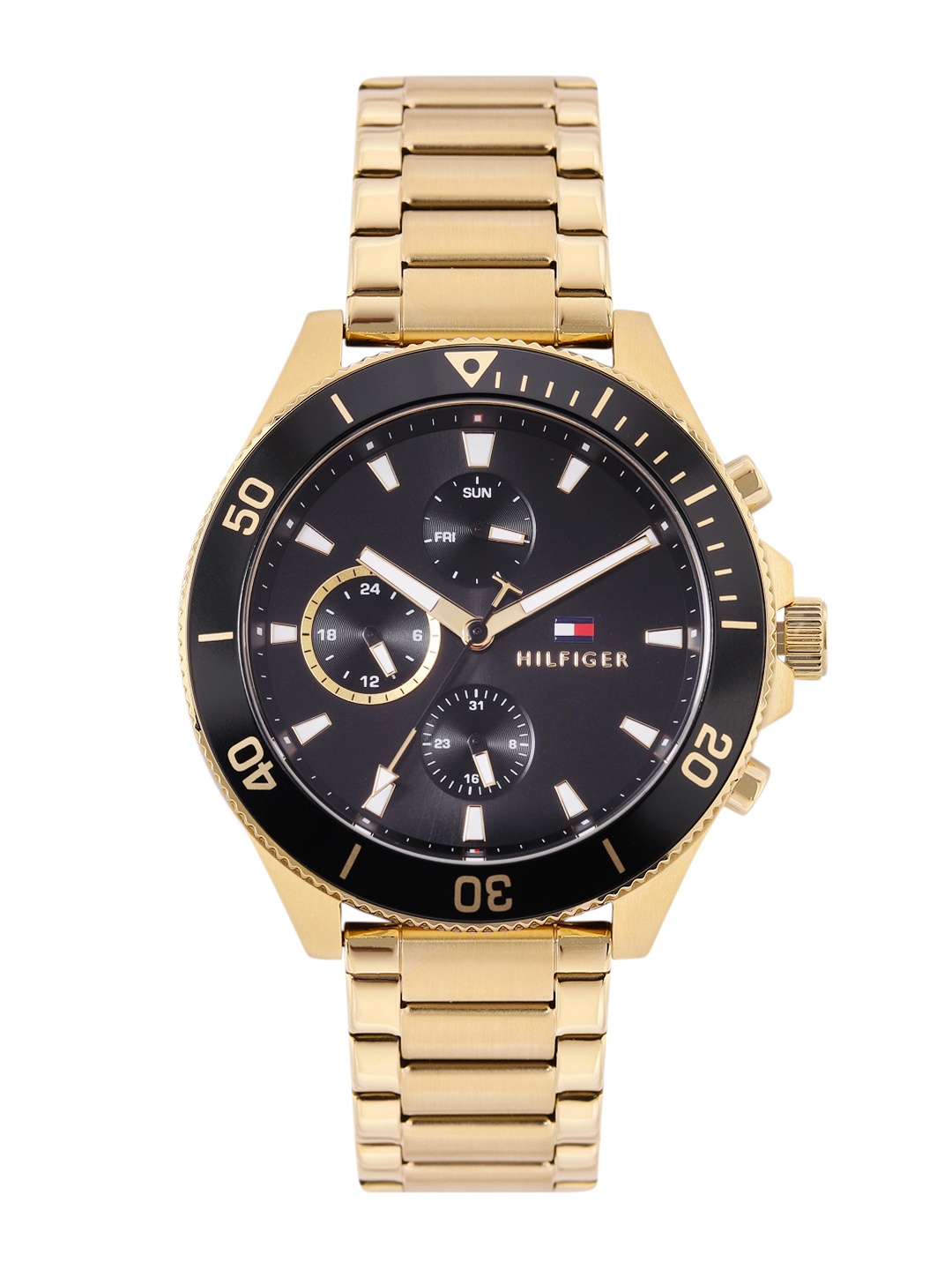 

Tommy Hilfiger Men Stainless Steel Bracelet Style Analogue Watch TH1791919W, Black