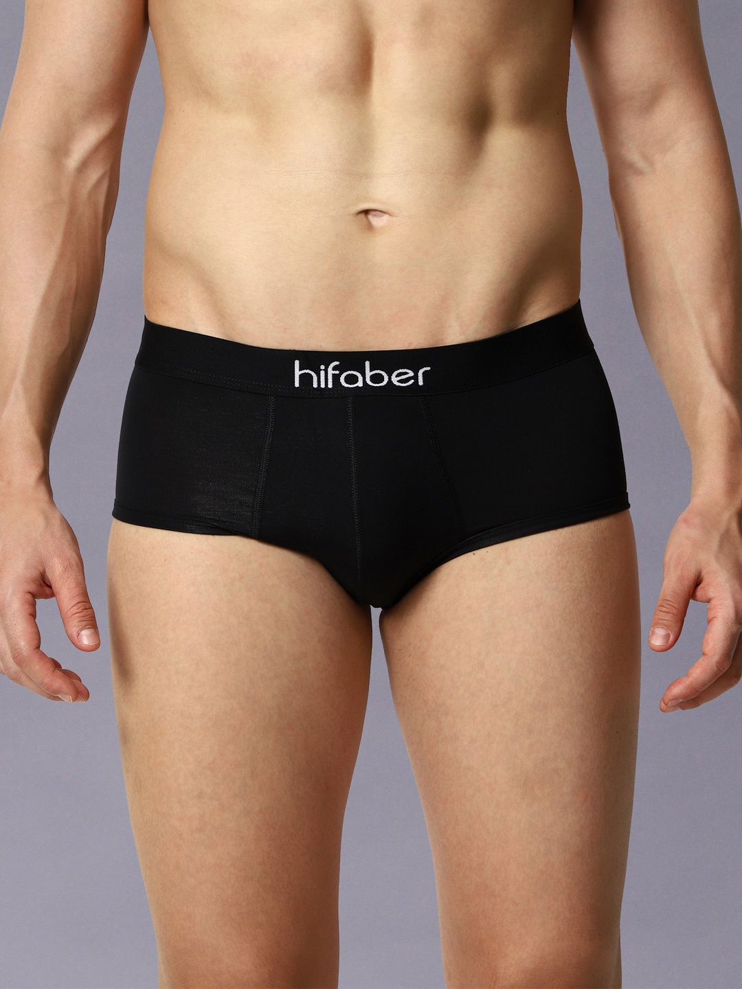 

Hifaber Men Anti-Bacterial Hipster Briefs H0666_S, Black