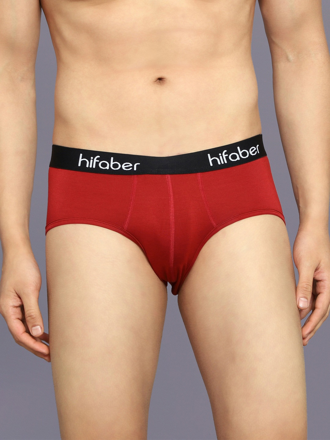 

Hifaber Men Anti-Bacterial Hipster Briefs H0671_S, Maroon