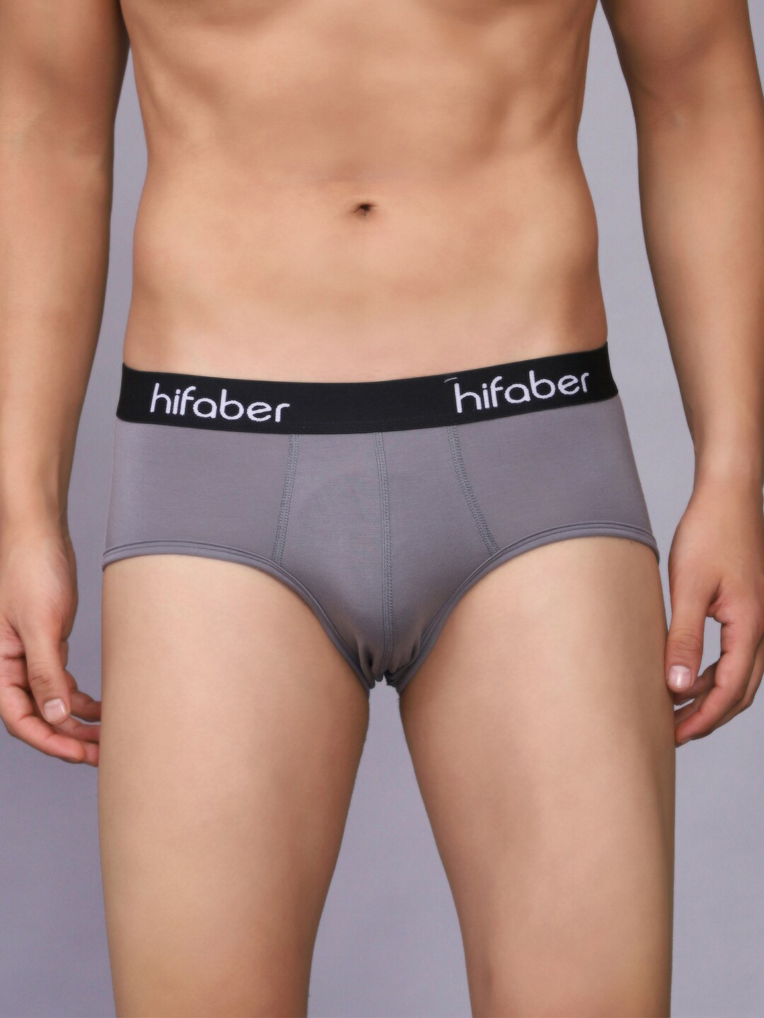 

Hifaber Men Anti-Bacterial Hipster Briefs H0668_S, Grey