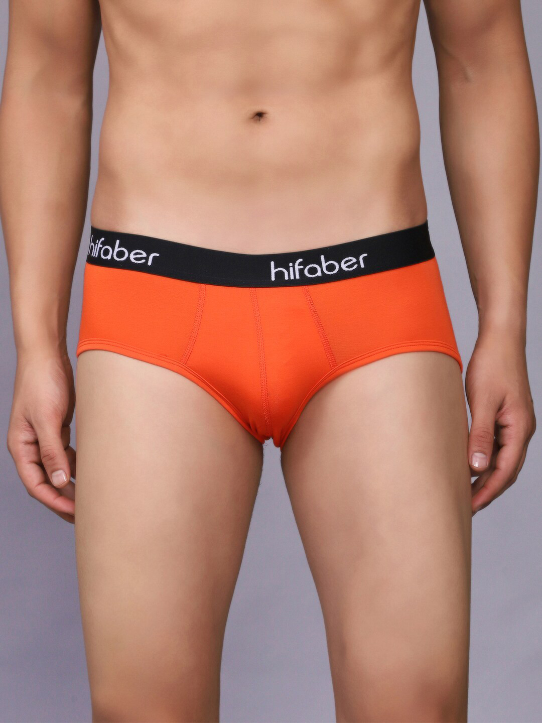 

Hifaber Men Anti-Bacterial Hipster Briefs H0682_S, Orange