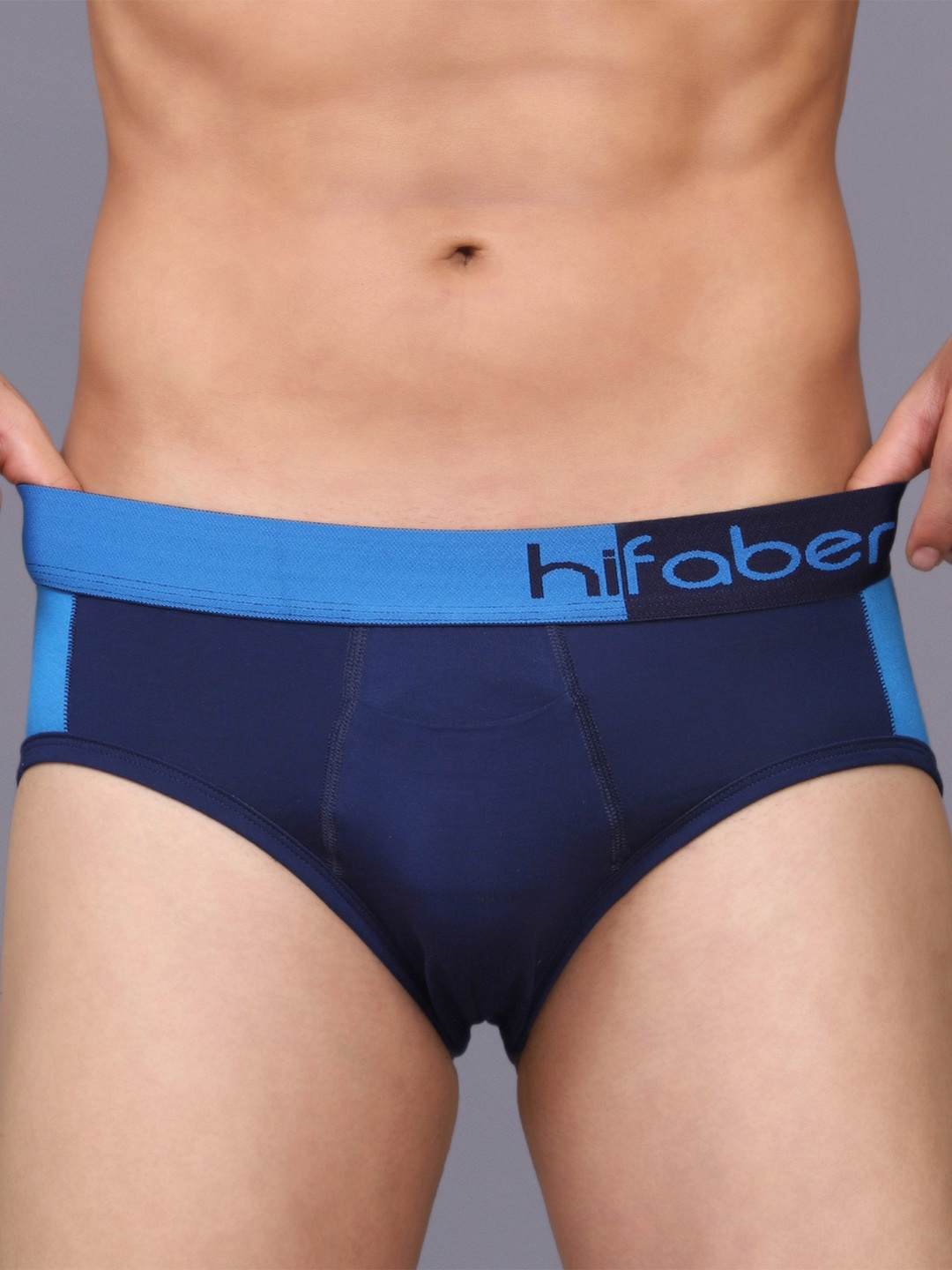 

Hifaber Men Anti-Bacterial Hipster Briefs H0676_S, Blue