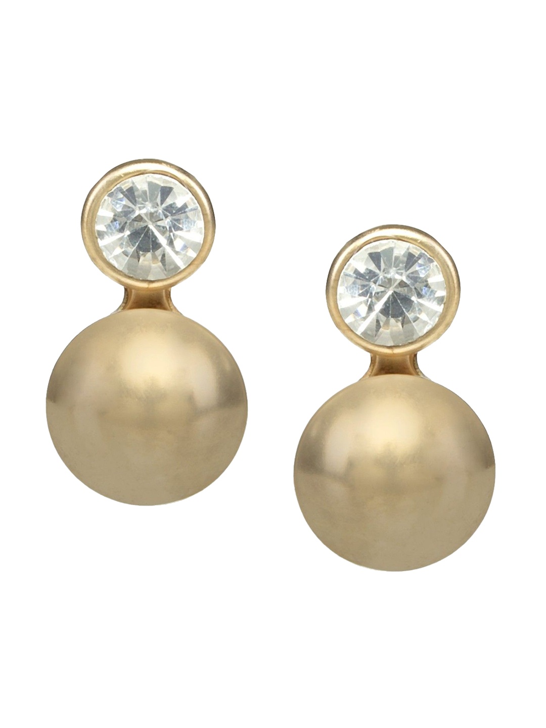 

Crunchy Fashion Gold-Plated Contemporary Drop Earrings