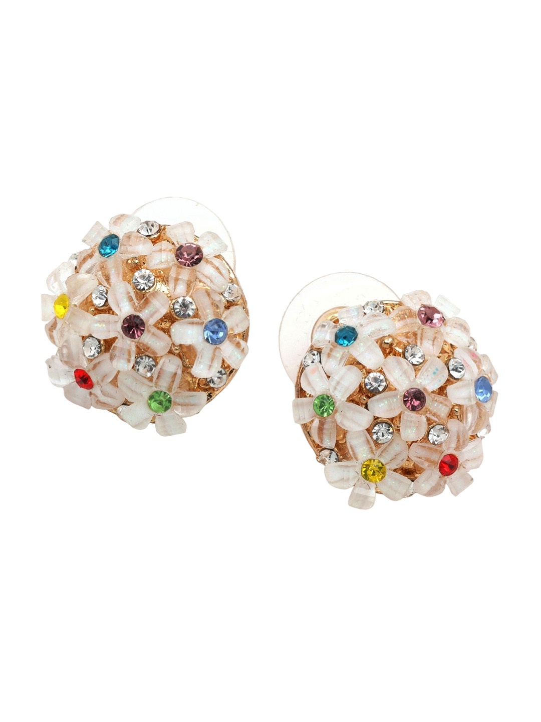 

Crunchy Fashion Gold-Plated Contemporary Studs Earrings