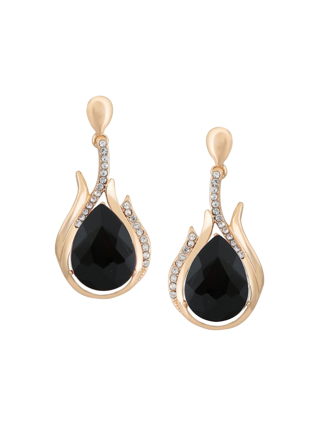 

Crunchy Fashion Gold-Plated Contemporary Drop and Dangler Earrings