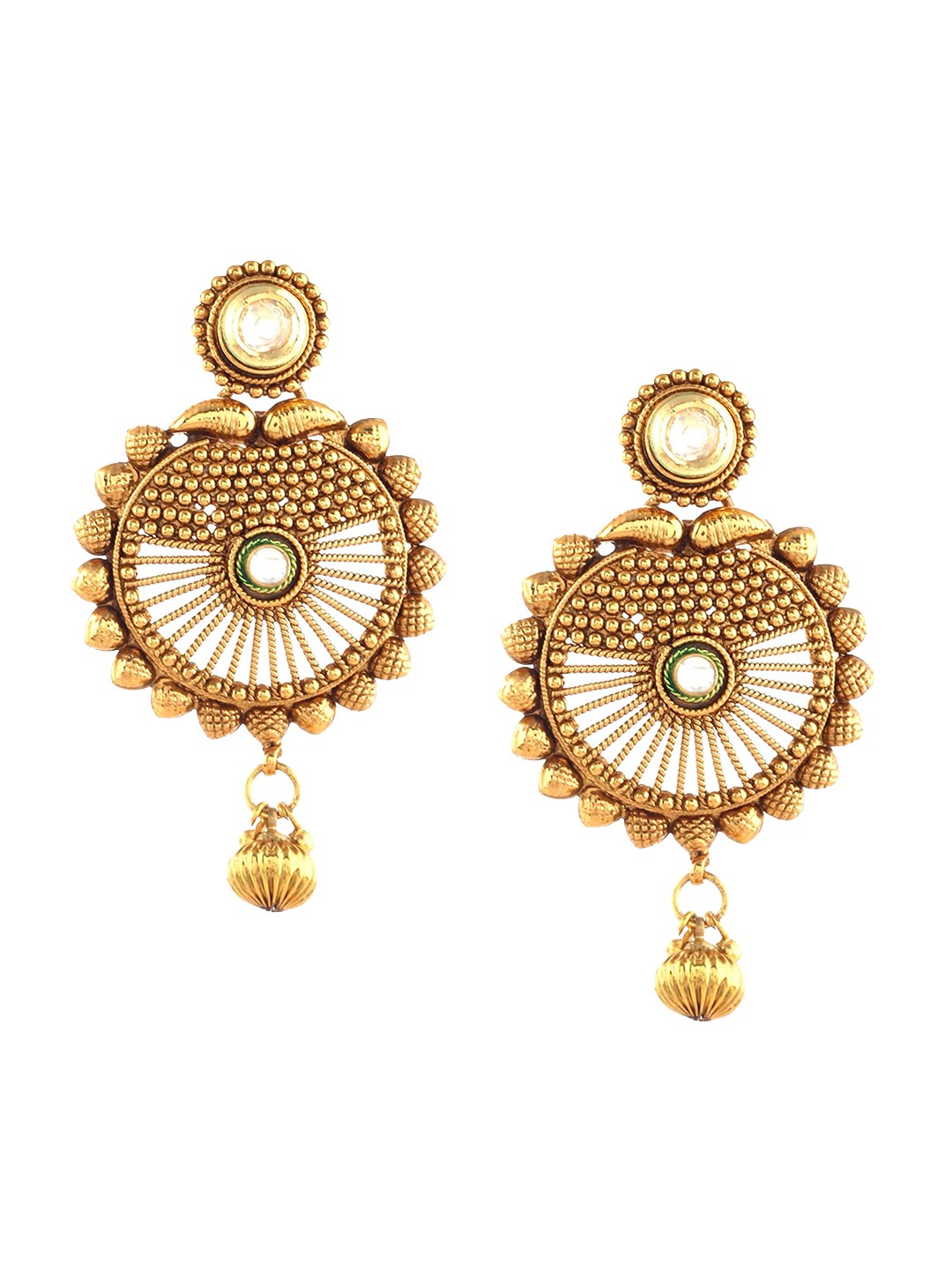 

Crunchy Fashion Gold-Plated Contemporary Studs