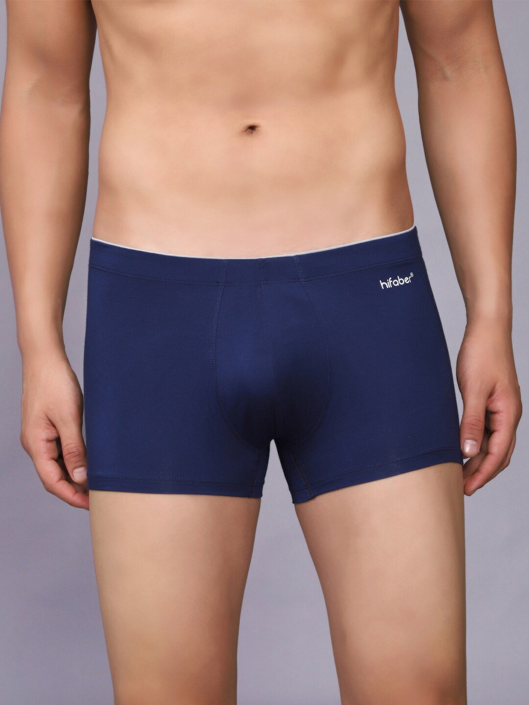 

Hifaber Men Anti-Bacterial Modal Trunk H0679_S, Navy blue