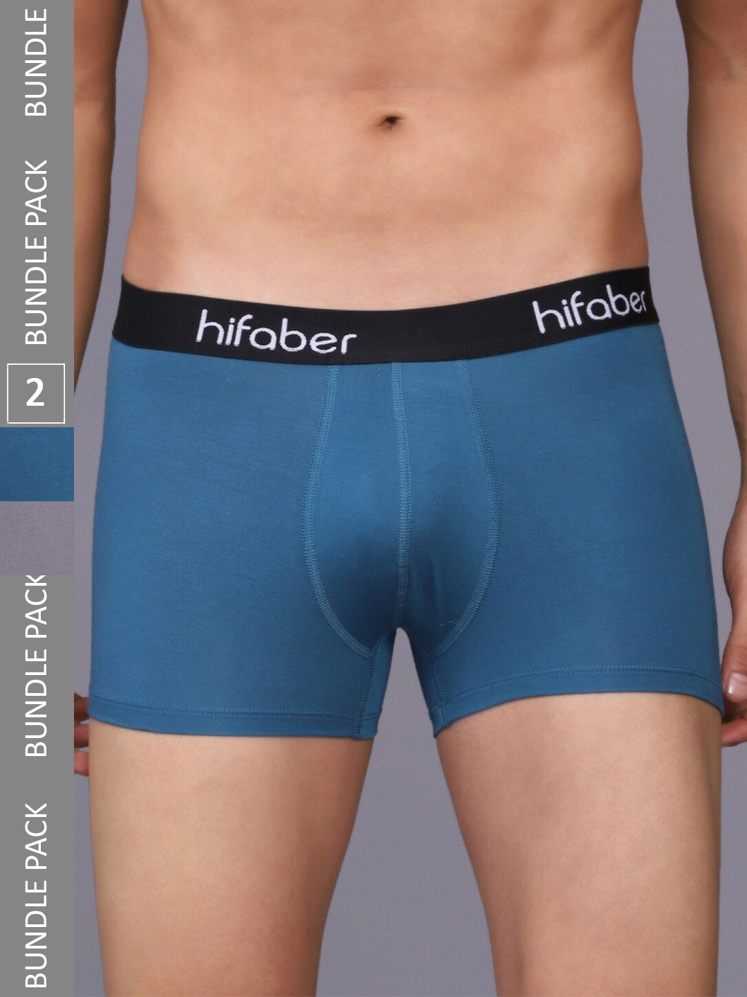 

Hifaber Pack Of 2 Anti-Bacterial Trunks H0687 + H0685_S, Turquoise blue