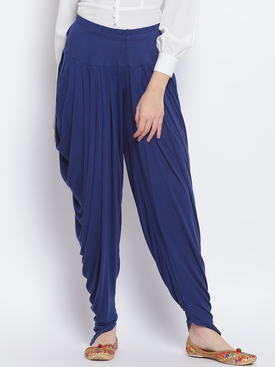 

Nayam By Lakshita Women Solid Dhoti Salwar, Blue
