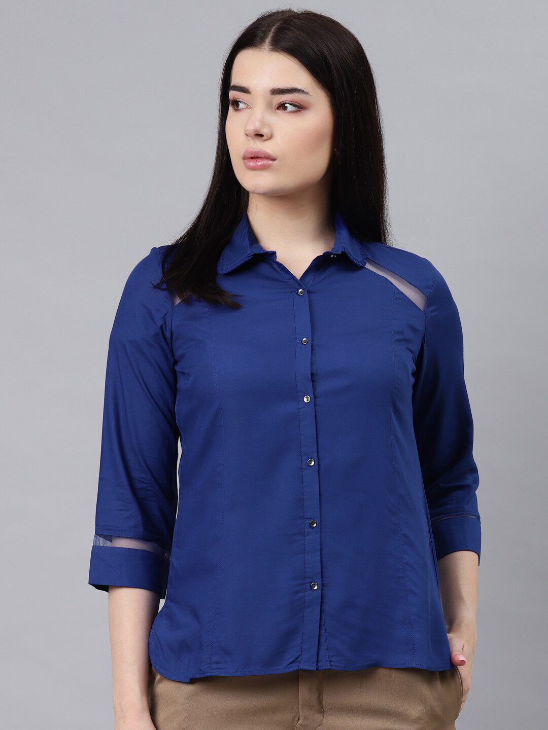 

Nayam By Lakshita Comfort Fit Casual Shirt, Blue
