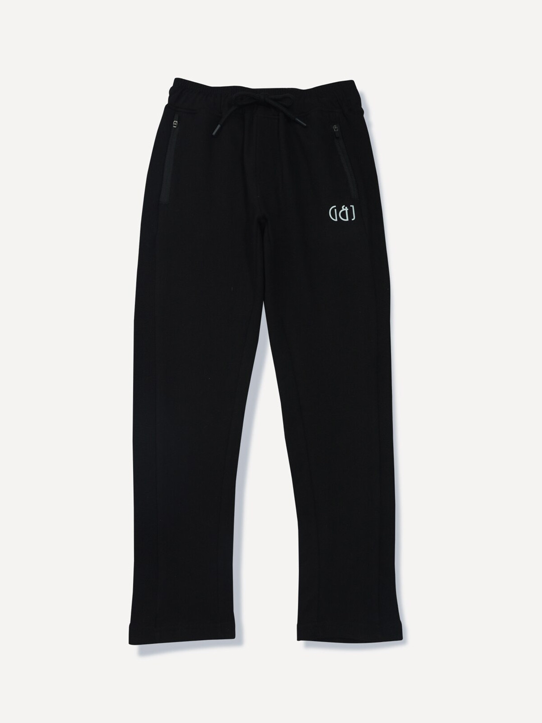 

Gini and Jony Boys Cotton Track Pants, Black