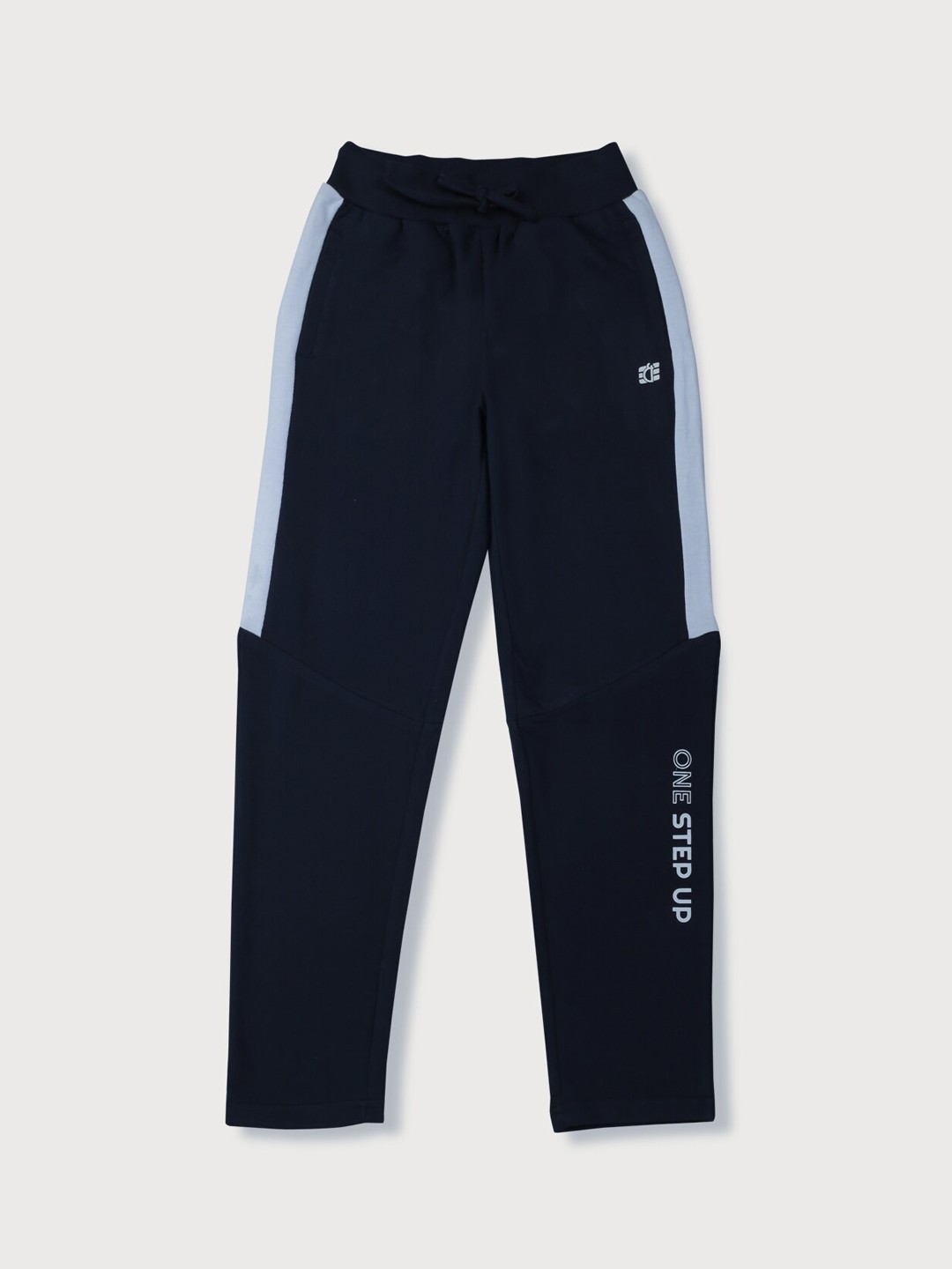 

Gini and Jony Boys Cotton Elasticated Track Pants, Navy blue