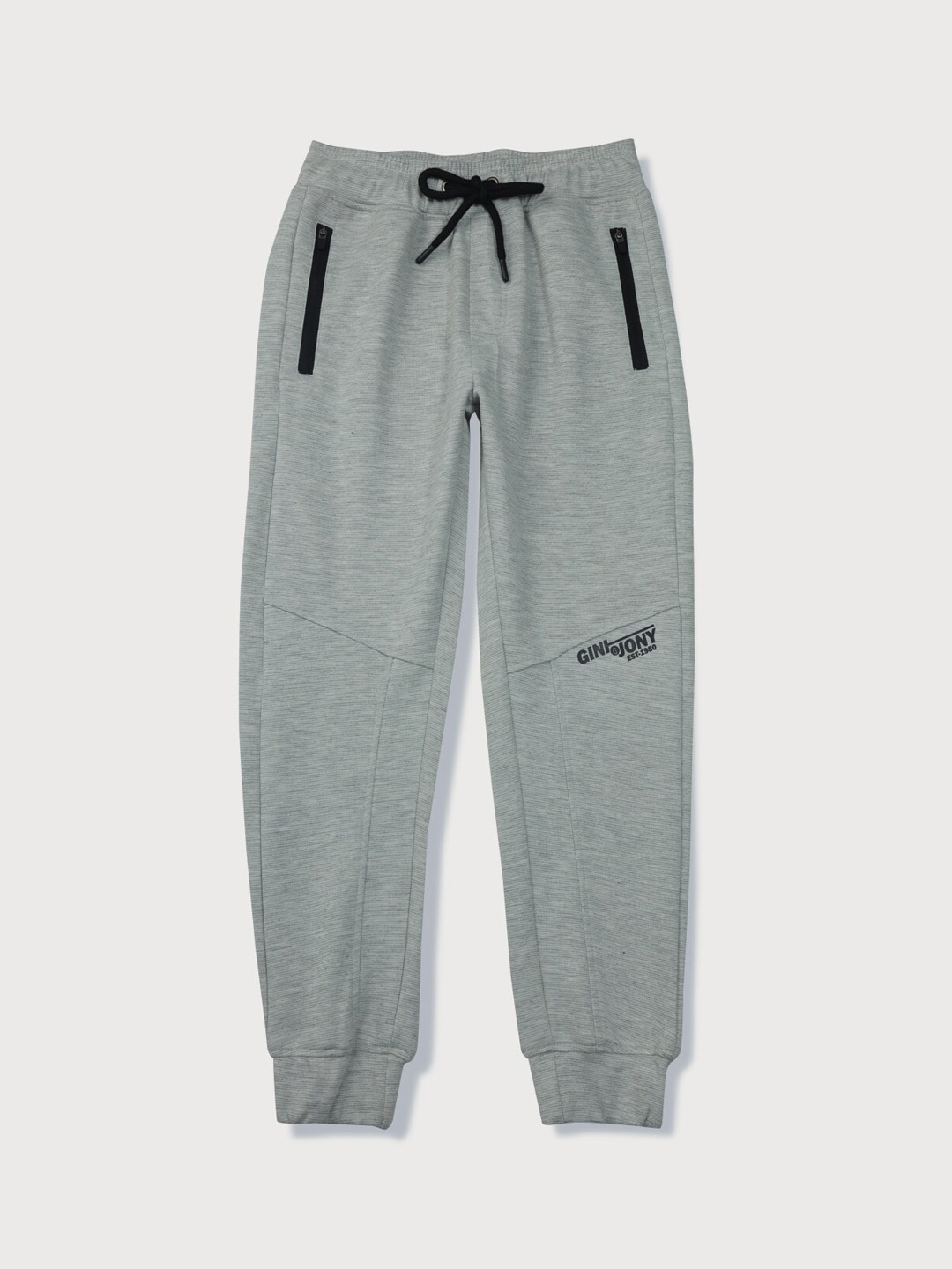

Gini and Jony Boys Cotton Regular Fit Joggers, Grey