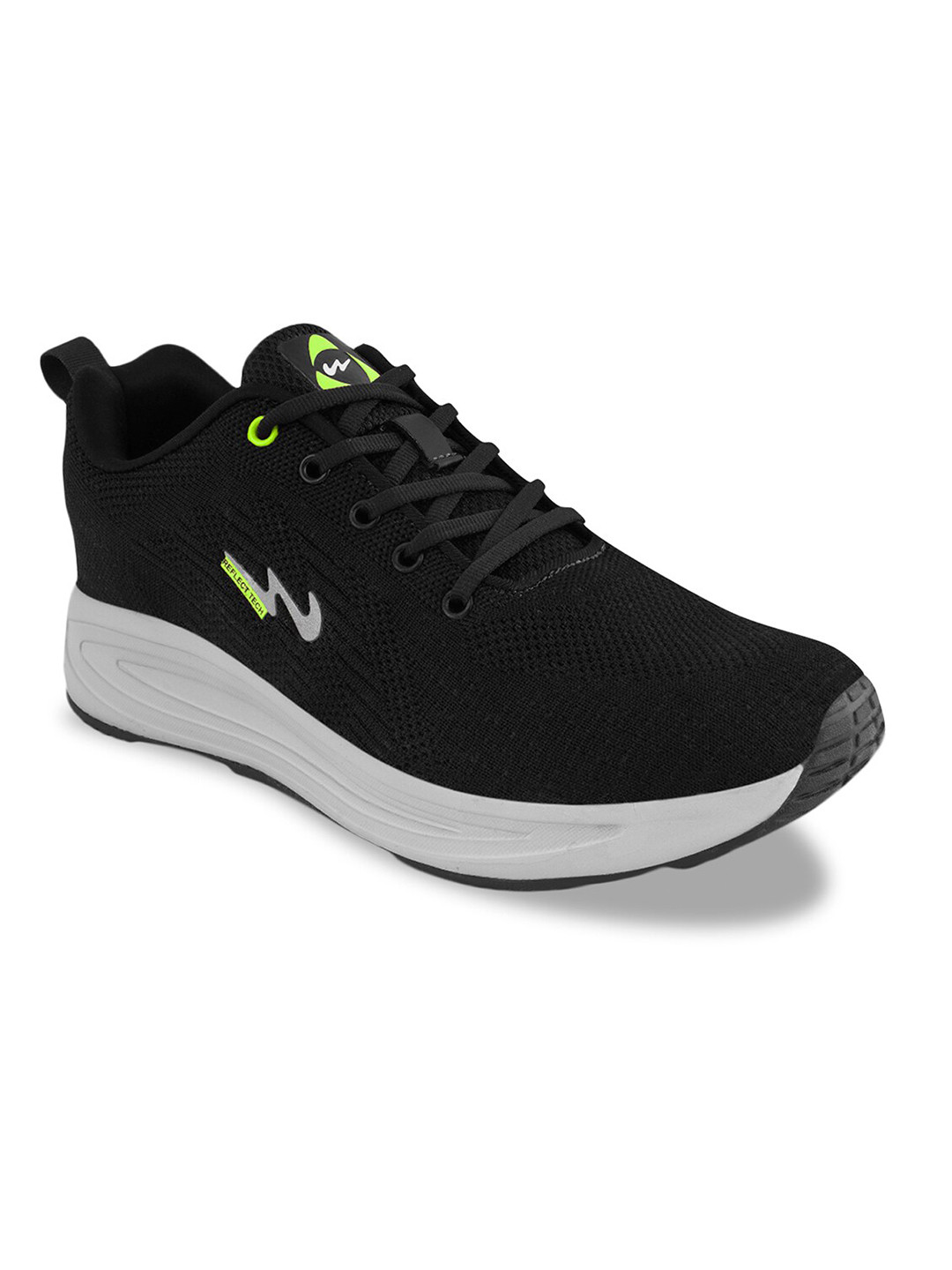

Campus Men DINO Anti-Slip Outsole Mesh Non-Marking Running Shoes, Black