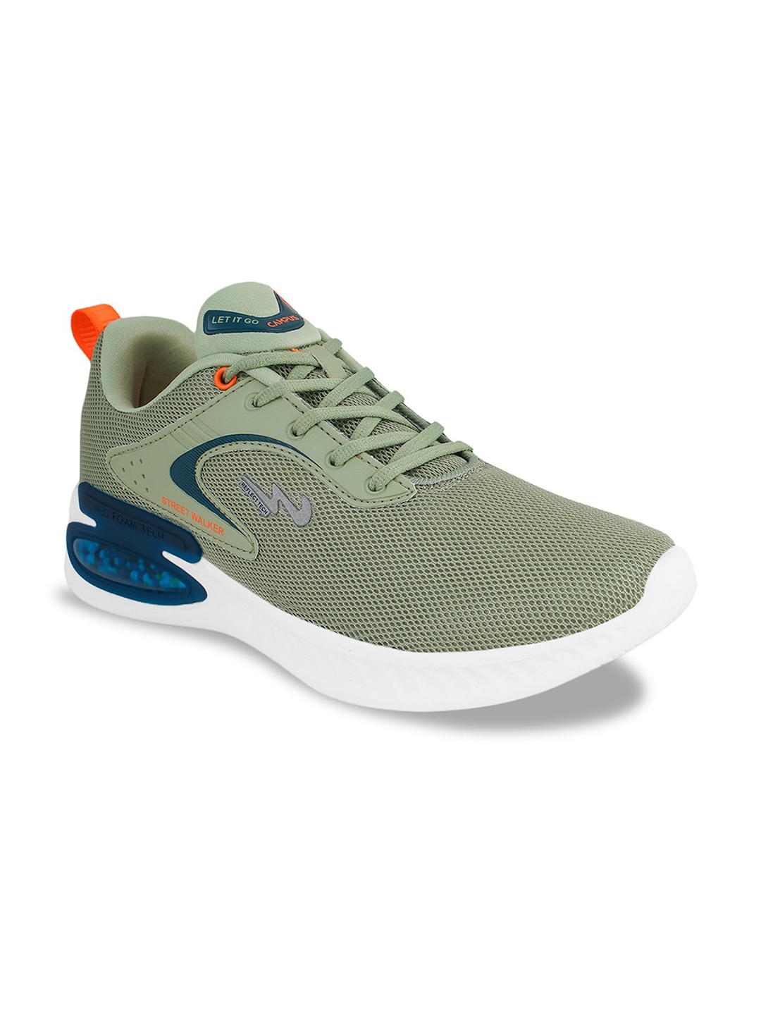 

Campus Men ARIES Mesh Running Non-Marking Shoes, Green