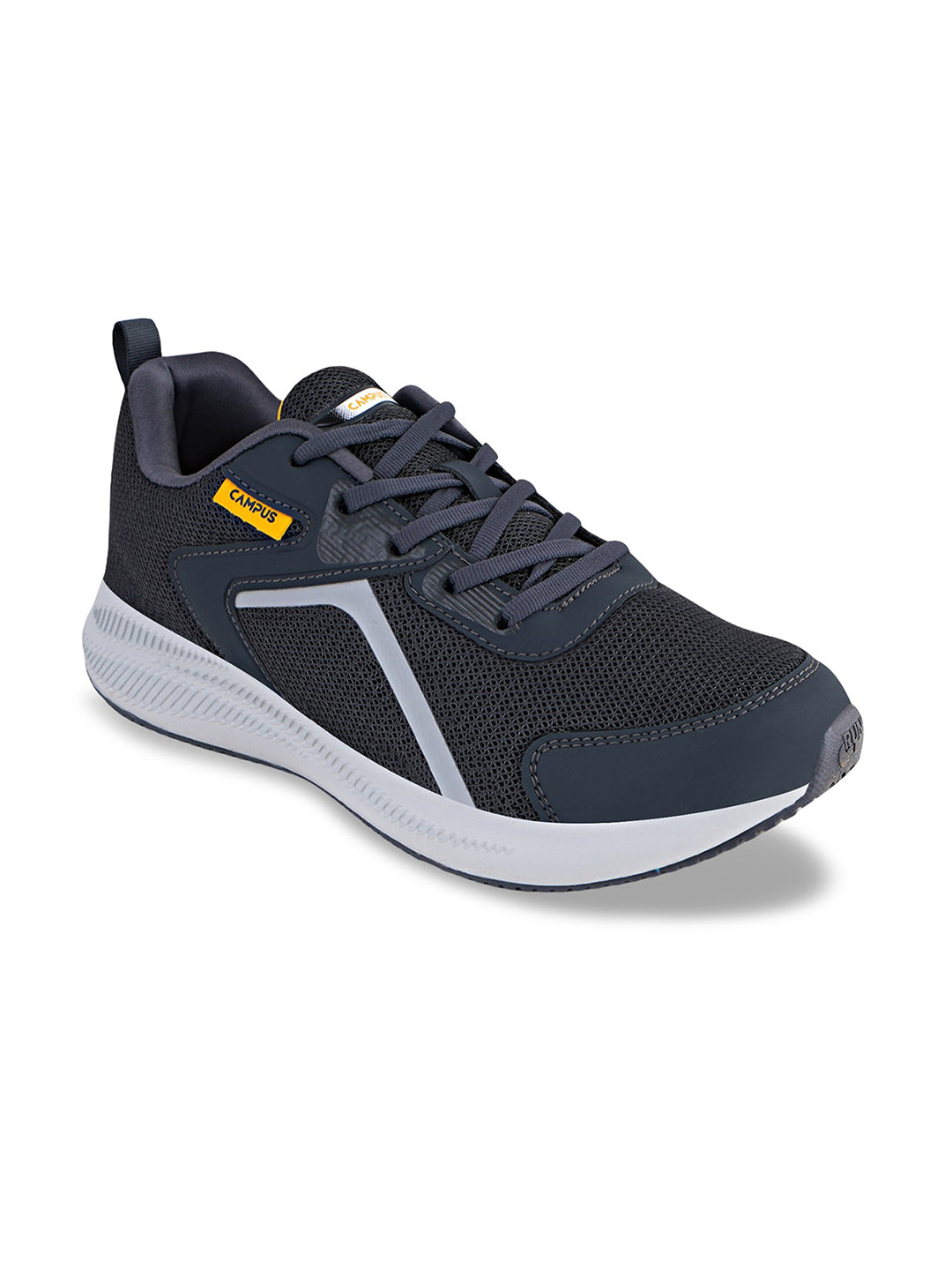 

Campus Men GROOV Mesh Running Non-Marking Shoes, Grey