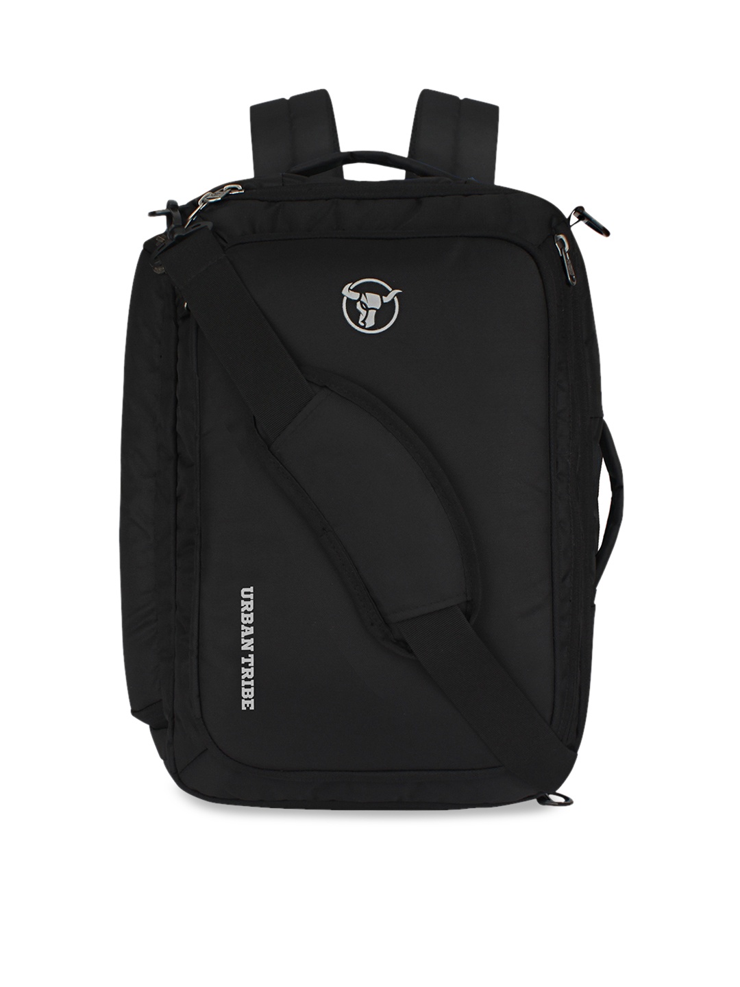 

URBAN TRIBE Unisex Black Solid Backpack