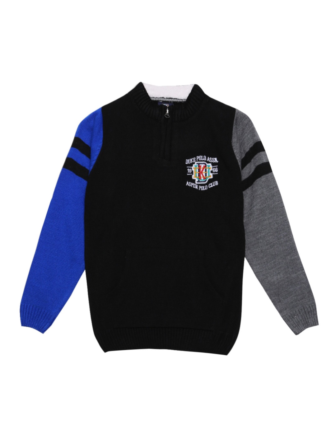 

Duke Boys Black Solid Sweater
