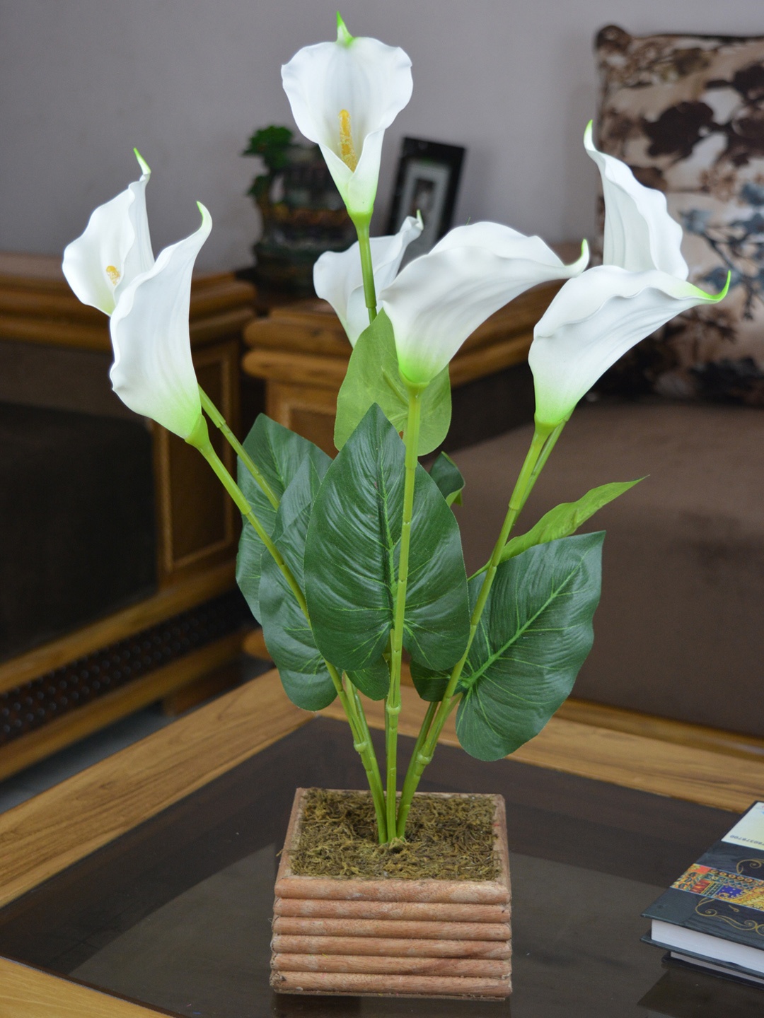 

fancy mart Artificial Flower Calla Lilly, White