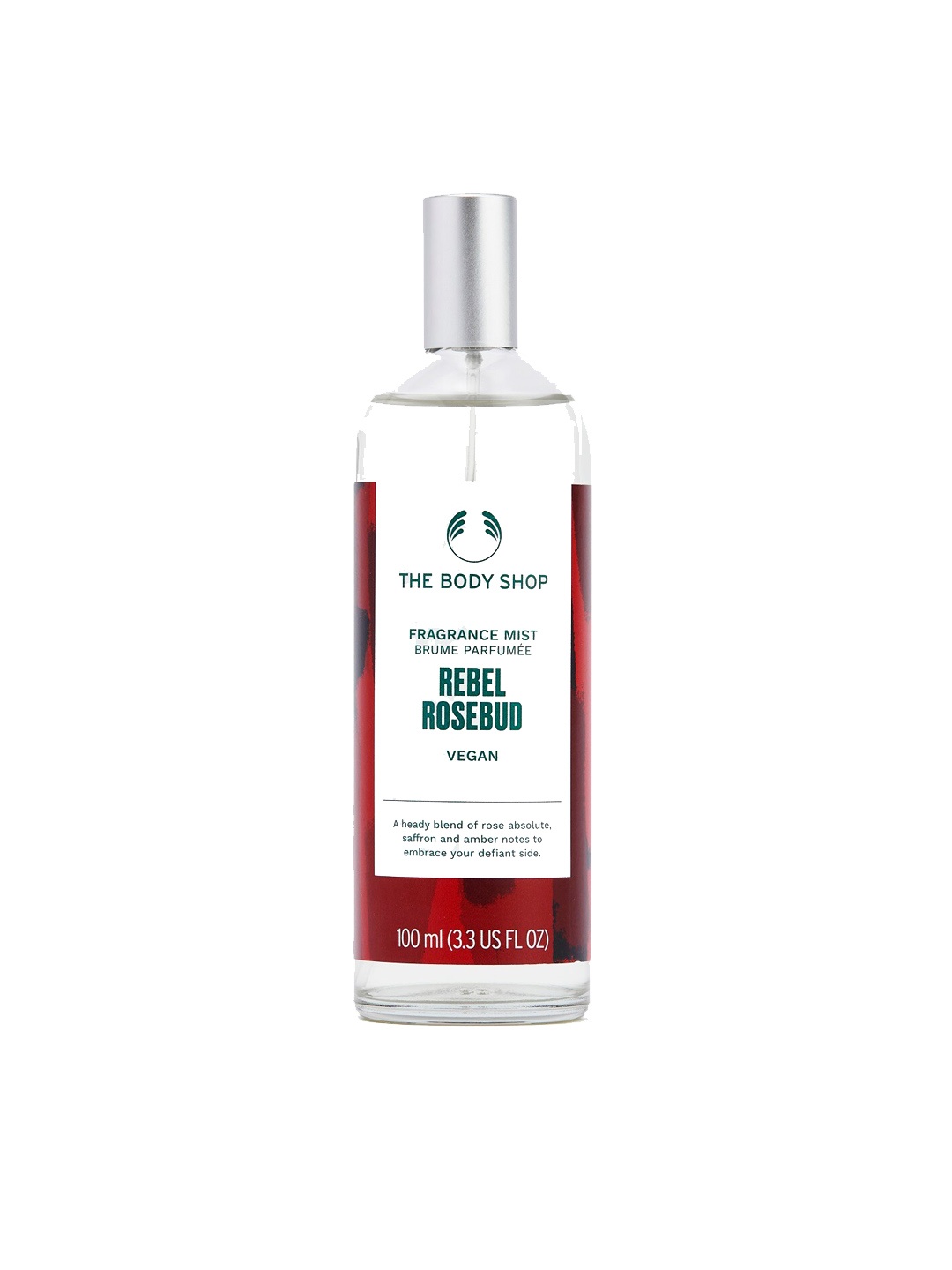 

THE BODY SHOP Rebel Rosebud Long Lasting Vegan Body Mist - 100 ml, Maroon