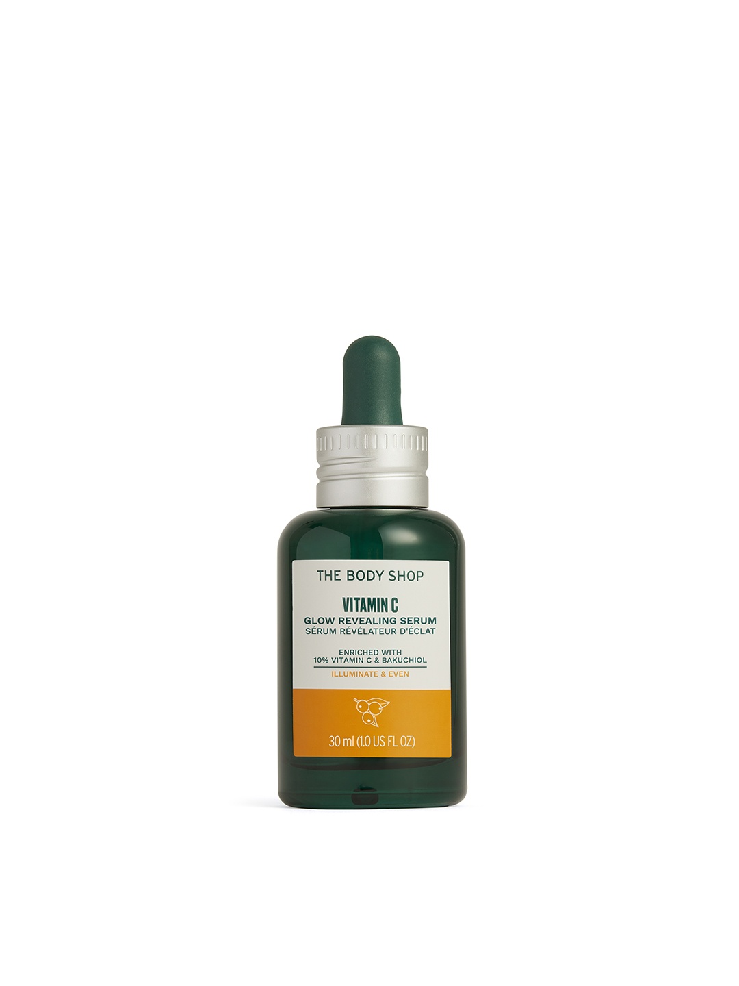 THE BODY SHOP Vitamin C Glow Revealing Serum with Bakuchiol - 30 ml, Olive