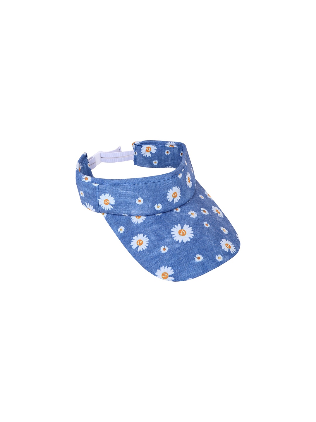 

Zacharias Printed Cotton Visor Cap, Navy blue