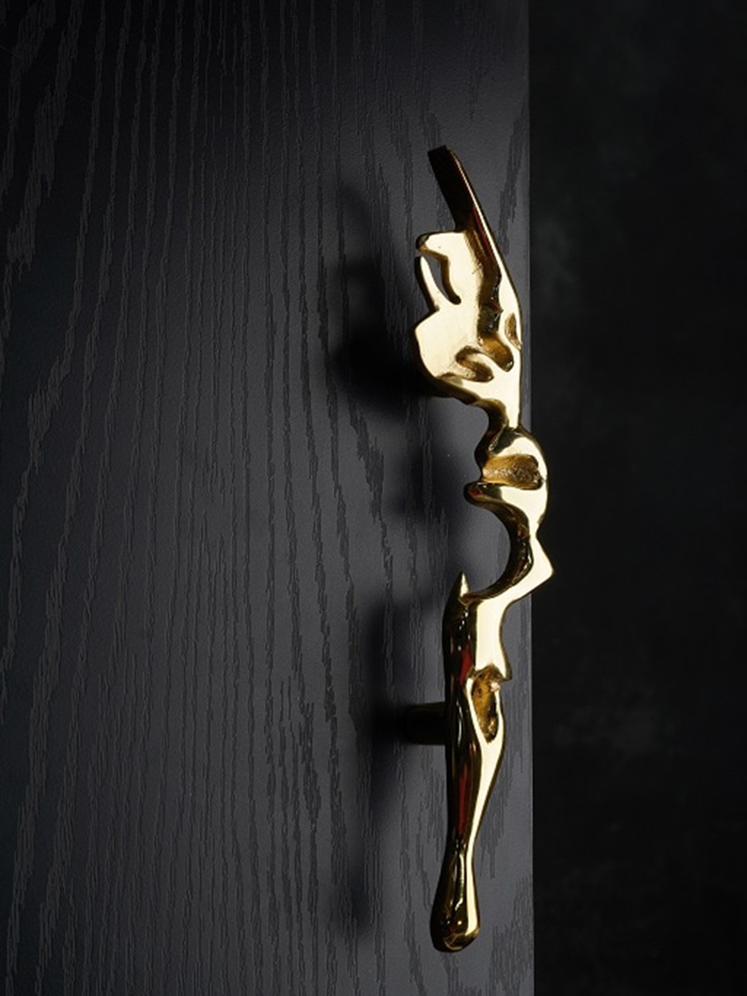 

Folkstorys Bark Beige Self Design Metal Door Handle